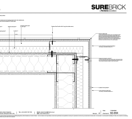 Surebrick Steel_framed_substrate_90_degree_external_return
